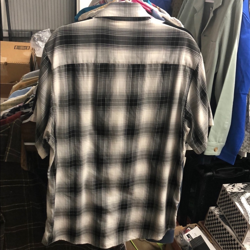 DIXXON “The Sutherland” Black and Gray Casual Button Down Shirt - Picture 8 of 8